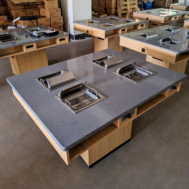 Smokeless Purifying Hotpot Table