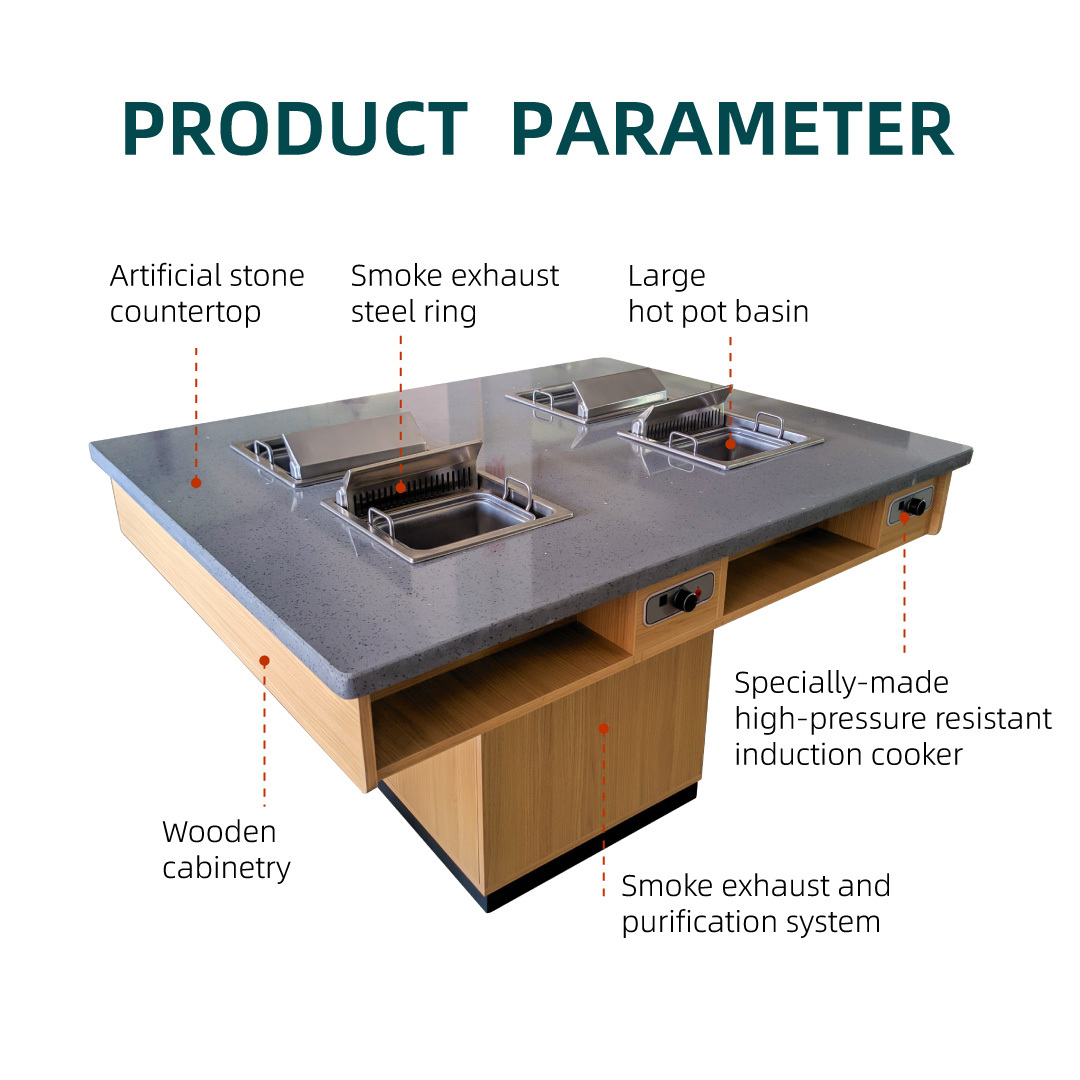 Smokeless Purifying Hotpot Table