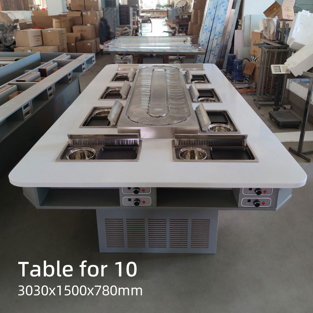 Private Room Grill-and-Hotpot Table