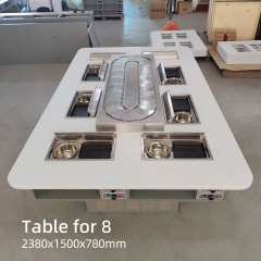 Private Room Grill-and-Hotpot Table