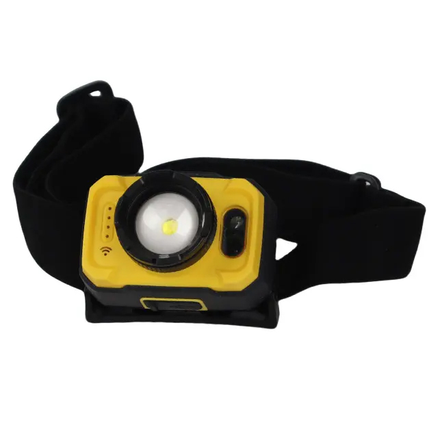 IP65 Adjustable Brightness Rechargeable 600 Lumen Headlamp with sensor : Sensor Activated LED Lamp for Camping and Hiking