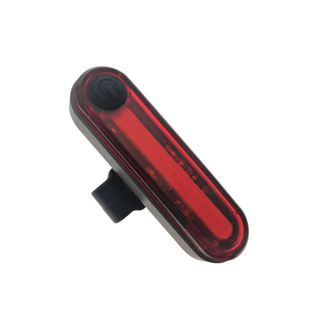 Unique ABS Rechargeable installed battery customize color seat barral fitting bike light for outdoor bike riding safety