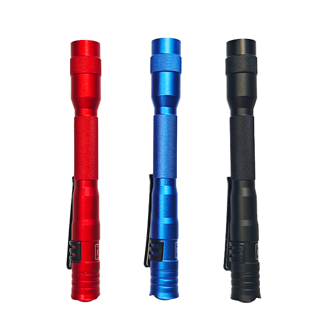 Durable 130 lumen IPX4 2*AAA XTE LED Pen Flashlight | Compact Aluminum Alloy Pen Light with Clip for Everyday Carry and Emergency
