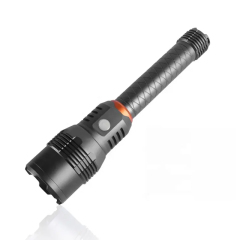 IPX4 Rechargeable High Powered COB Flashlights: 12000 Lumens LED Flashlight with Aluminium Body for Extreme Conditions