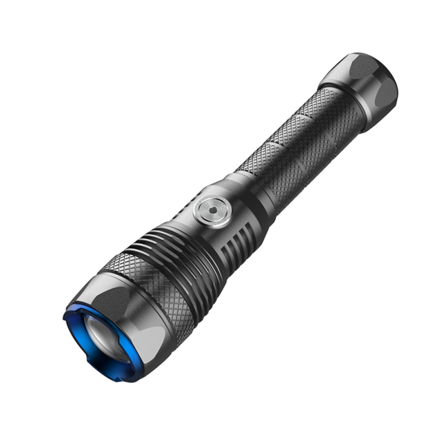 3000 High Lumen COB Tactical Flashlight - Powerful Rechargeable for Search and Rescue Operations