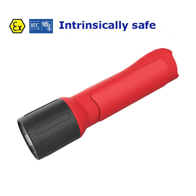 Intrinsic safety dustproof explosion-proof plastic flashlight