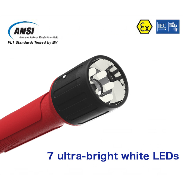 Intrinsic safety dustproof explosion-proof plastic flashlight