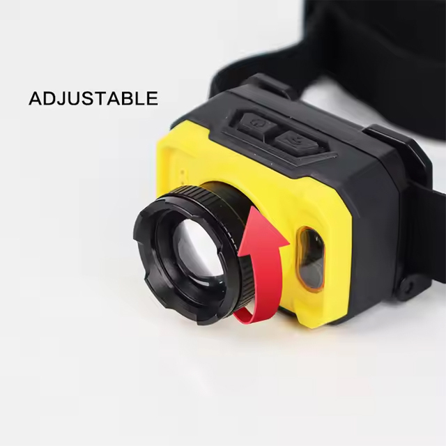 IP65 Adjustable Brightness Rechargeable 600 Lumen Headlamp with sensor : Sensor Activated LED Lamp for Camping and Hiking