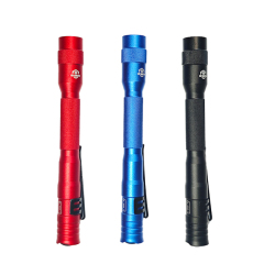Durable 130 lumen IPX4 2*AAA XTE LED Pen Flashlight | Compact Aluminum Alloy Pen Light with Clip for Everyday Carry and Emergency