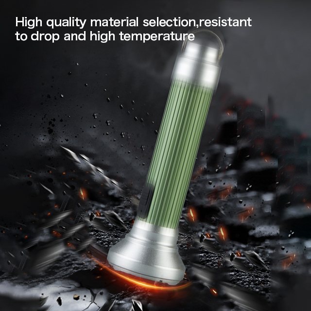 Reliable Lighting Solution for Camping, Fishing, and Travel: Vintage-Style USB Rechargeable Flashlight