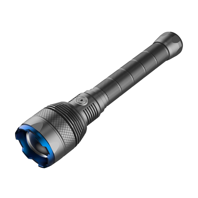 High Powered 20000 Lumens Aluminium Rechargeable LED Flashlight - Powerful and Portable Ultra-Bright Flashlight