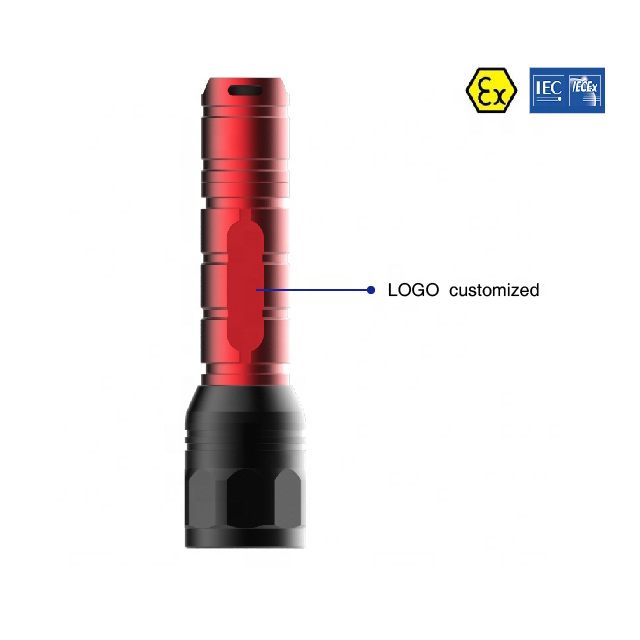 Intrinsic safety dustproof explosion-proof flashlight