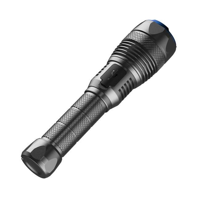 3000 High Lumen COB Tactical Flashlight - Powerful Rechargeable for Search and Rescue Operations