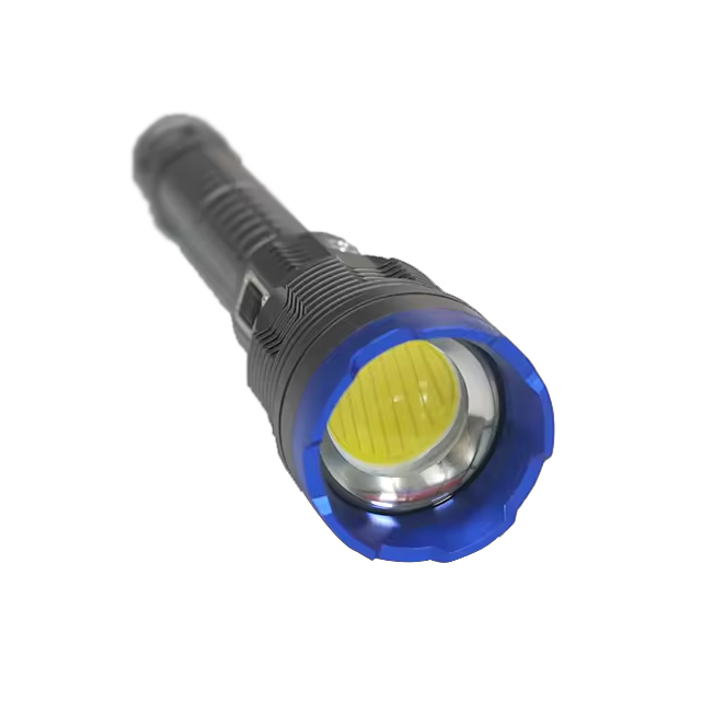 Aluminum Flashlight with COB LED & Rechargeable Battery - Perfect for Home & Camping