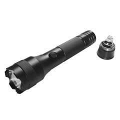 Unique 410 lumen IPX7 2*D Anti rolling  Focusing illuminated multifunction reflective  Alkaline customize logo Working Torch Light Flashlight