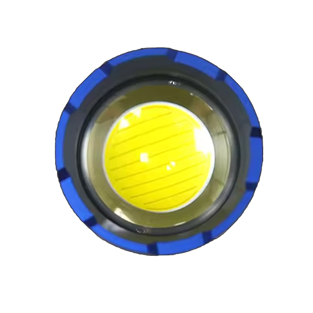 Aluminum Flashlight with COB LED & Rechargeable Battery - Perfect for Home & Camping