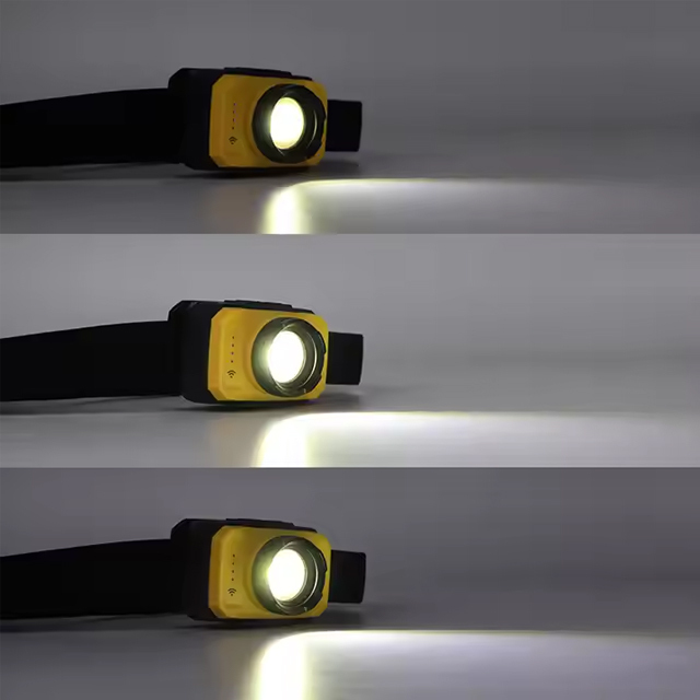 IP65 Adjustable Brightness Rechargeable 600 Lumen Headlamp with sensor : Sensor Activated LED Lamp for Camping and Hiking