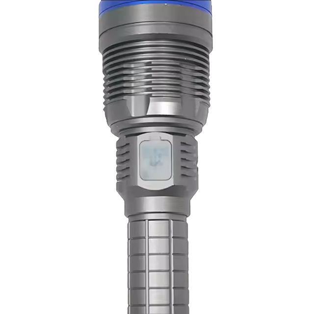 Aluminum Flashlight with COB LED & Rechargeable Battery - Perfect for Home & Camping