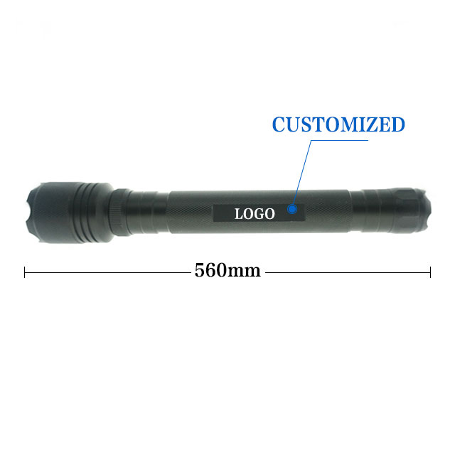 Professional Tough high power long range illuminated Waterproof 4*D Customization Outdoor LED Torch Work Light Flashlight