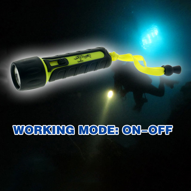 Professional Handy size Super Bright Waterproof phreatic scuba equipment 4*AA customized aquanaut LED Torch Work Lamp Flashlight