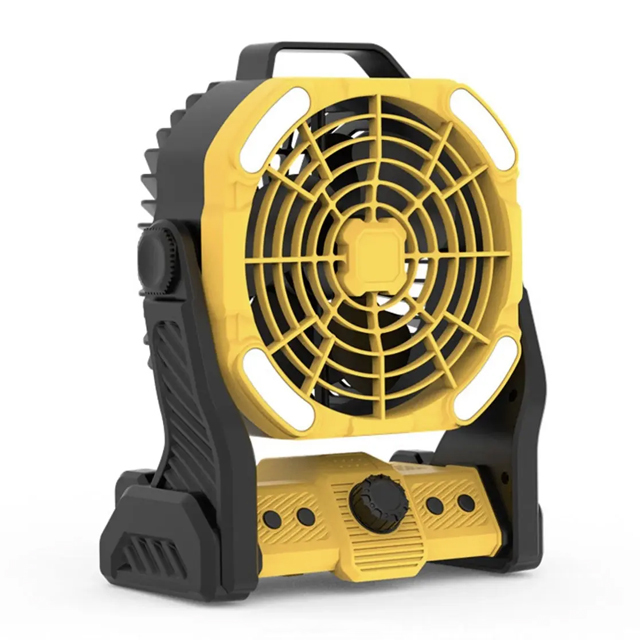 IPX4 200 lumen Rechargeable Outdoor Portable Camping LED Fan with Dual Motors: Versatile and Portable for Hiking and Camping