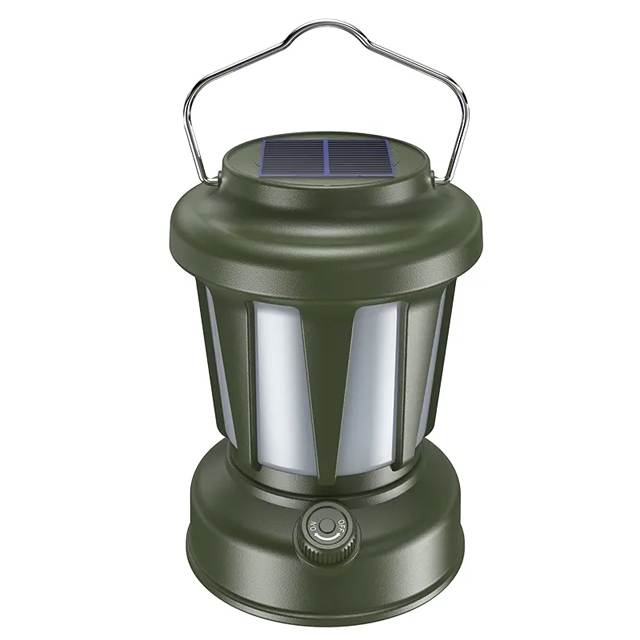 IPX4 130 lumen Outdoor Solar Atmosphere COB Camping Light: Rechargeable and Durable for Home and Outdoor Tasks