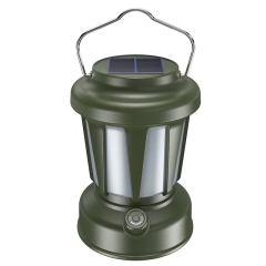 IPX4 130 lumen Outdoor Solar Atmosphere COB Camping Light: Rechargeable and Durable for Home and Outdoor Tasks