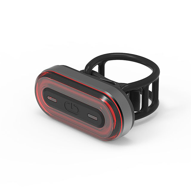 Unique Tough USB Rechargeable adjustable holder installed battery customize color seat barral fitting bicycle light