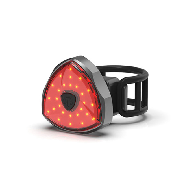 Popular compact Rechargeable g sensor activity adjustable holder Customization  bike brake light for outdoor bike riding safety