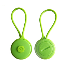 Brand new Silicone Promotion mini Night running Cycling bike Waterproof Hiking keychain led Torch Backpack Camping Light