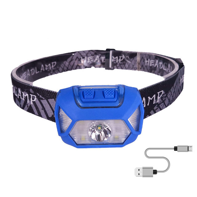 Unique lightweight  Flood light IPX6 Repairing Fishing diving customized Hiking LED Head Lamps Headlamps Headlights Torch Lights