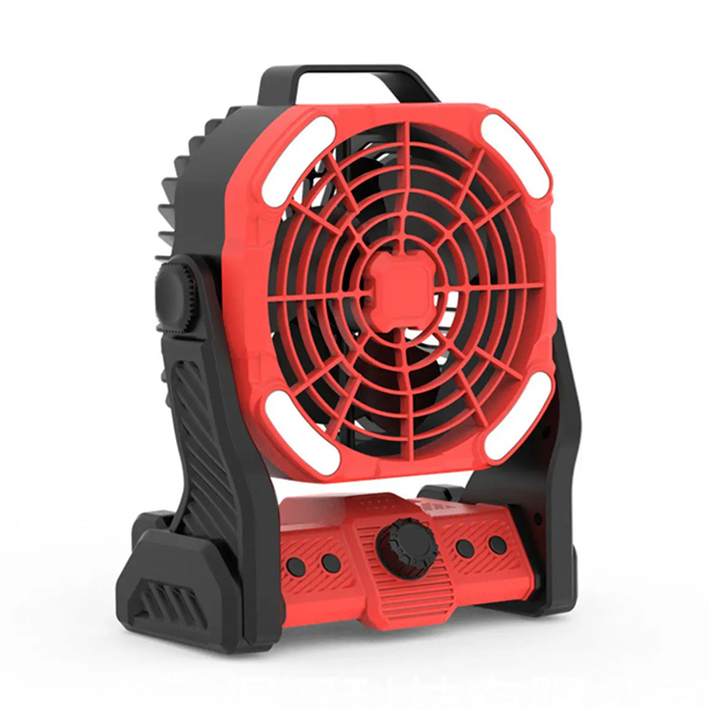 IPX4 200 lumen Rechargeable Outdoor Portable Camping LED Fan with Dual Motors: Versatile and Portable for Hiking and Camping