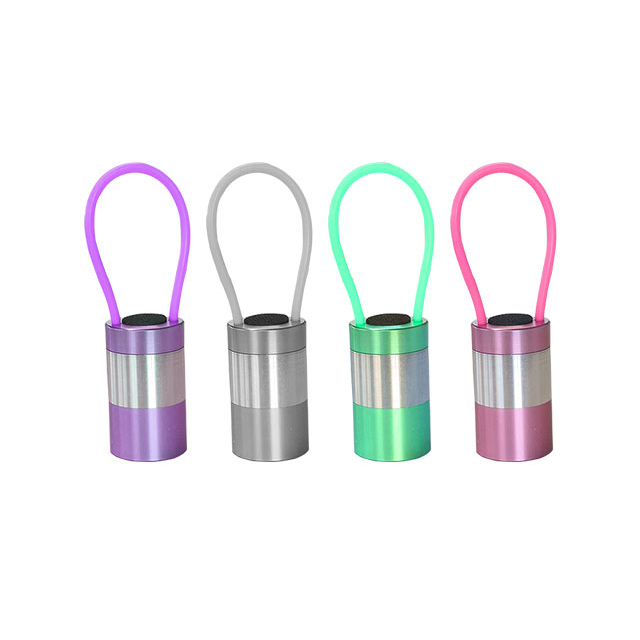 Fashion pocket size flashlight multifunction illuminated Hanging Button cell customize logo Outdoor keychain led light