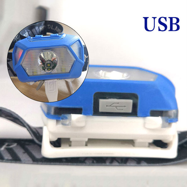 Unique lightweight  Flood light IPX6 Repairing Fishing diving customized Hiking LED Head Lamps Headlamps Headlights Torch Lights