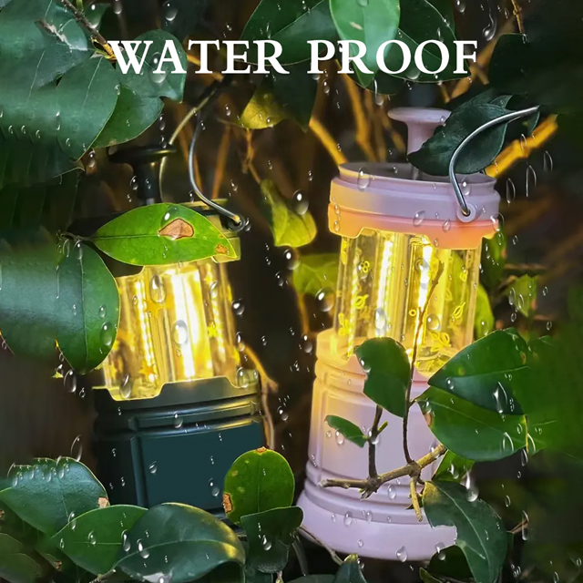 Versatile Outdoor IPX4 300 Lumen COB Camping Light with Telescopic Function for Outdoors and Workshop