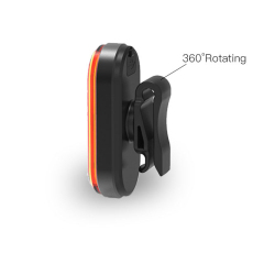 Unique Tough USB Rechargeable adjustable holder installed battery customize color seat barral fitting bicycle light