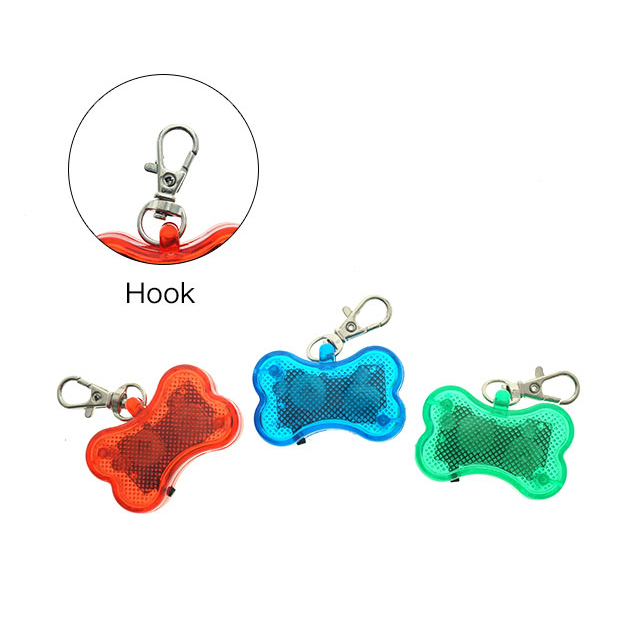 New design  ABS Promotion Warning Adjustable illuminated LR44 customize color Outdoor LED Pendant Pet Light