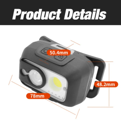 Multi-function New Fashion IPX4 Rechargeable sensor Headlight: Sensor Headlamp for Hiking, Camping, and More