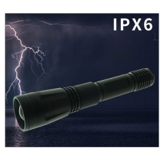 New product High quality blind bright Rechargeable Zoomable Waterproof illuminated customized Outdoor LED Torch light Flashlight