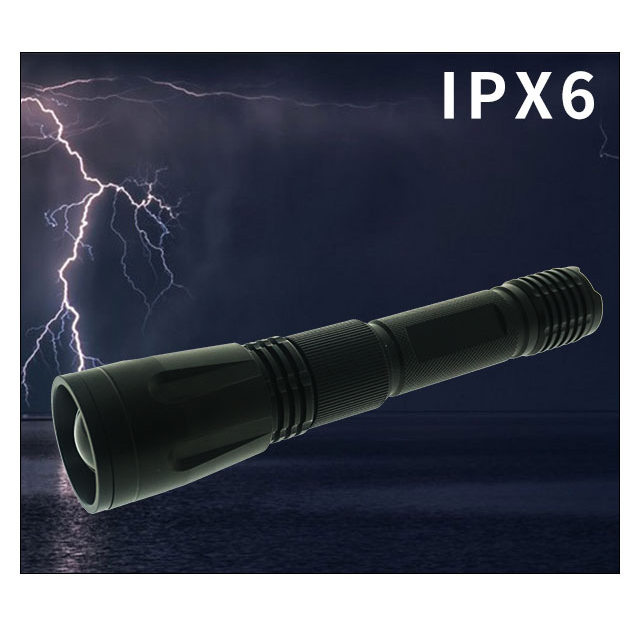 New product High quality blind bright Rechargeable Zoomable Waterproof illuminated customized Outdoor LED Torch light Flashlight