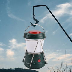 Portable 350lm IPX4 Foldable Rechargeable LED Camping Light for Outdoor Activities and Emergencies