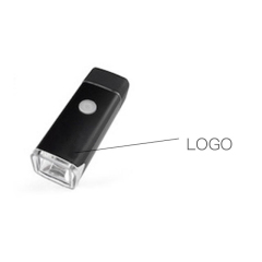 Fashion small size USB Rechargeable illuminated adjustable holder installed battery Outdoor bicycle breaking light