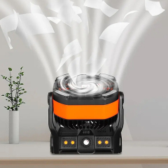 IPX4 200 lumen Rechargeable Outdoor Portable Camping LED Fan with Dual Motors: Versatile and Portable for Hiking and Camping