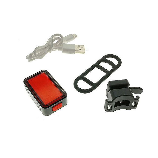 Unique Tough USB Rechargeable adjustable holder installed battery customize color seat barral fitting bicycle lightPopular PC USB Rechargeable adjustable holder installed battery customize color USB Cable bicycle breaking light