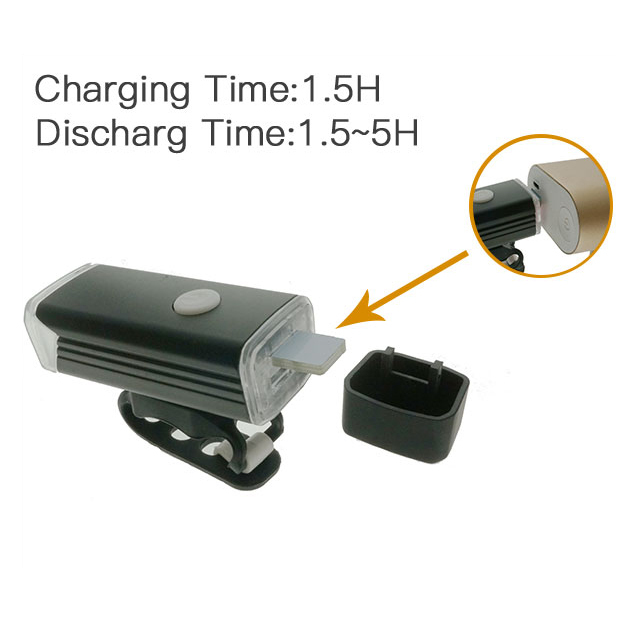 Fashion small size USB Rechargeable illuminated adjustable holder installed battery Outdoor bicycle breaking light