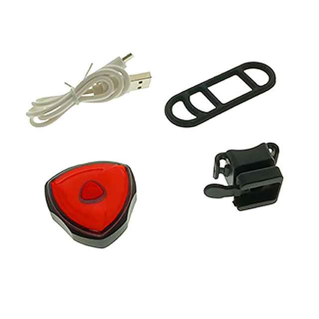Popular compact Rechargeable g sensor activity adjustable holder Customization  bike brake light for outdoor bike riding safety