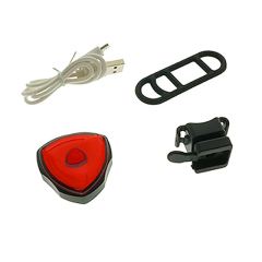 Popular compact Rechargeable g sensor activity adjustable holder Customization  bike brake light for outdoor bike riding safety