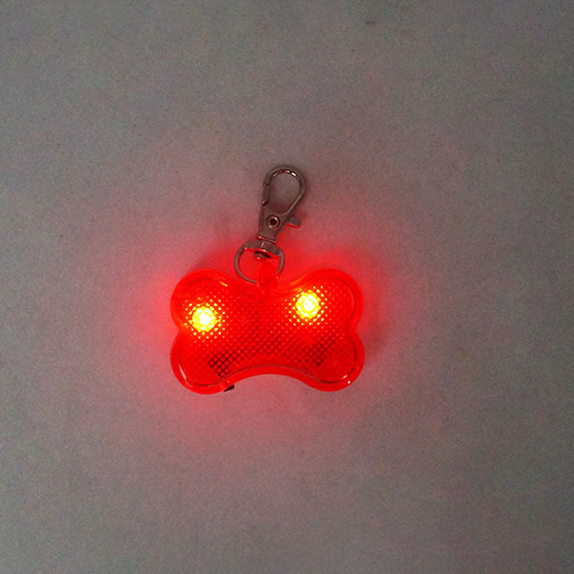New design  ABS Promotion Warning Adjustable illuminated LR44 customize color Outdoor LED Pendant Pet Light