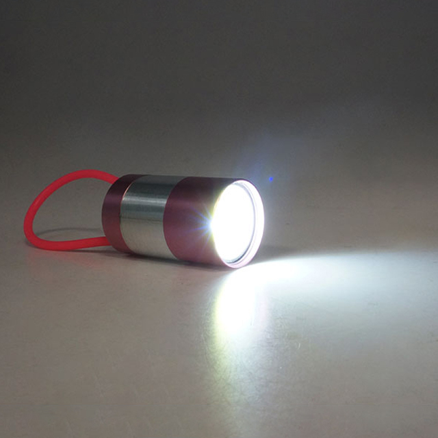 Fashion pocket size flashlight multifunction illuminated Hanging Button cell customize logo Outdoor keychain led light