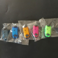 Brand new Silicone Promotion mini Night running Cycling bike Waterproof Hiking keychain led Torch Backpack Camping LightPopular Portable Promotion Gifts Waterproof Cycling bike illuminated Customization Camping LED Safety Flashing Clip Light Lamp